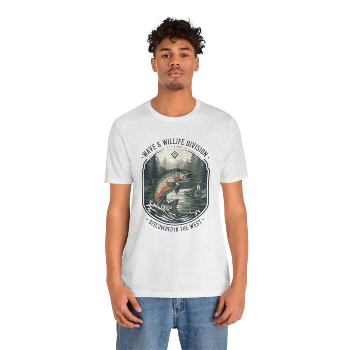 Nature-Inspired Graphic Tee, Perfect for Outdoor Enthusiasts and Casual Wear, Gift for Fishermen, Wilderness Adventure Shirt, [...] - Image 15
