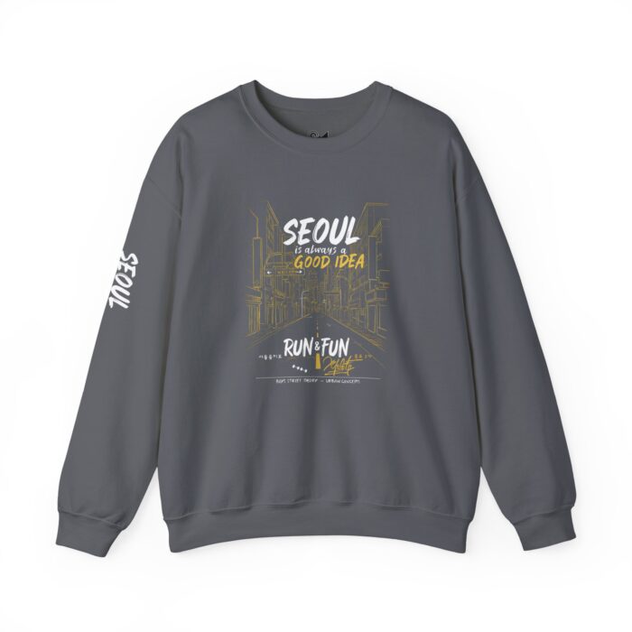 Seoul Good Idea Unisex Crewneck Sweatshirt - Perfect for Travel Enthusiasts - Image 13