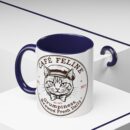 Grumpy Cat Accent Coffee Mug | Cat Lover Gift, Unique Coffee Cup, Pet-Themed Kitchenware, Café Decor, Funny Cat Mug