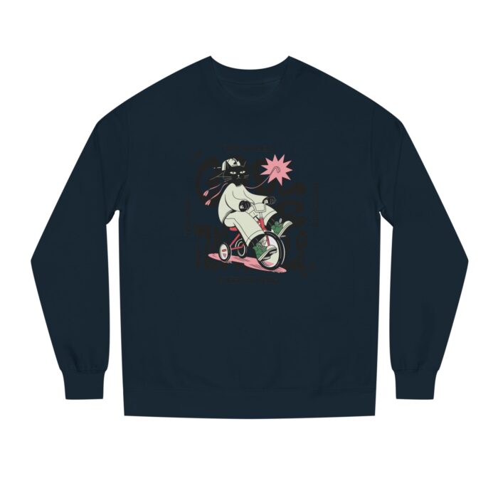 Too cool for two wheels Unisex Crew Neck Sweatshirt - Image 33