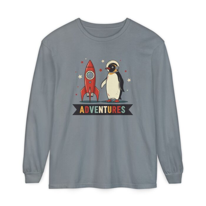 Adventures Unisex Garment-dyed Long Sleeve T-Shirt - Image 41