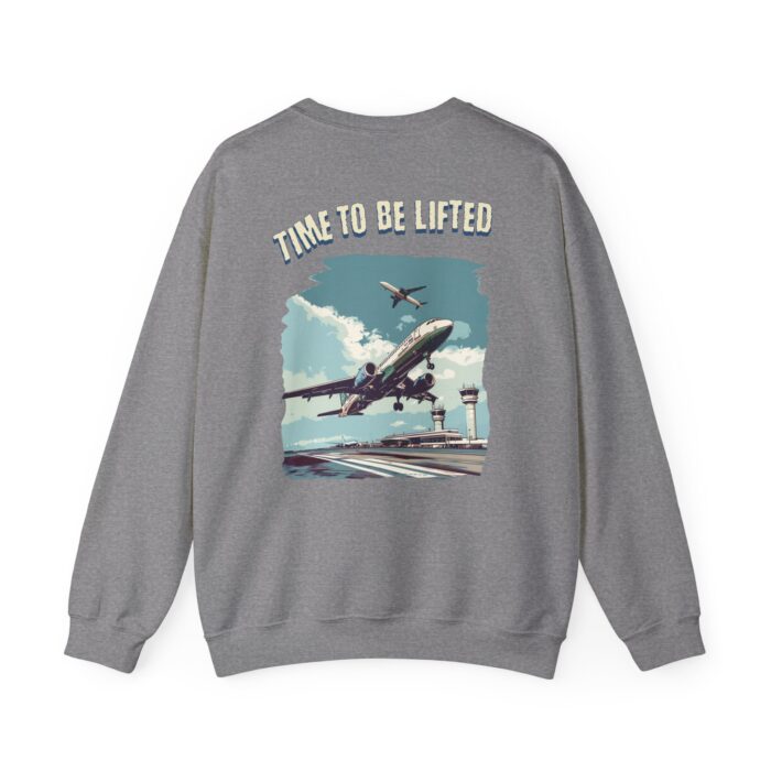 Time to be lifted Unisex Heavy Blend™ Crewneck Sweatshirt - Image 32
