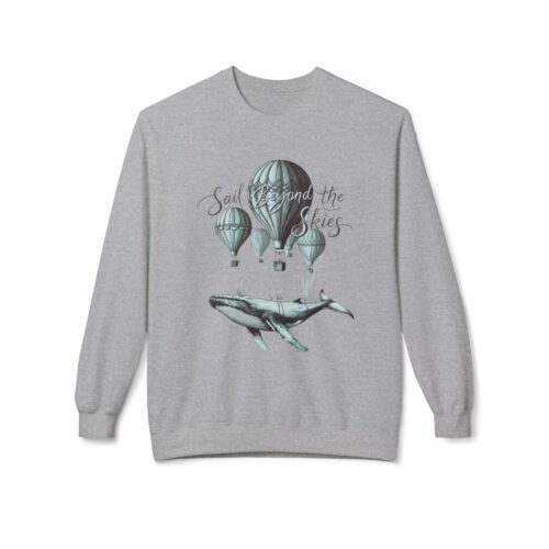 Sail Beyond the Skies Unisex Midweight Softstyle Fleece Crewneck Sweatshirt