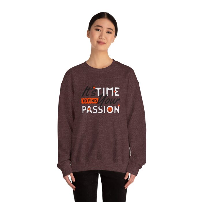 It's time find your passion Unisex Heavy Blend™ Crewneck Sweatshirt - Image 28