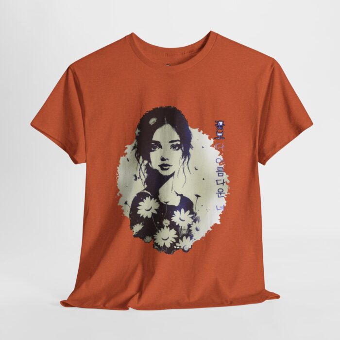 You are more beautiful than flowers Unisex Heavy Cotton Tee - Image 7