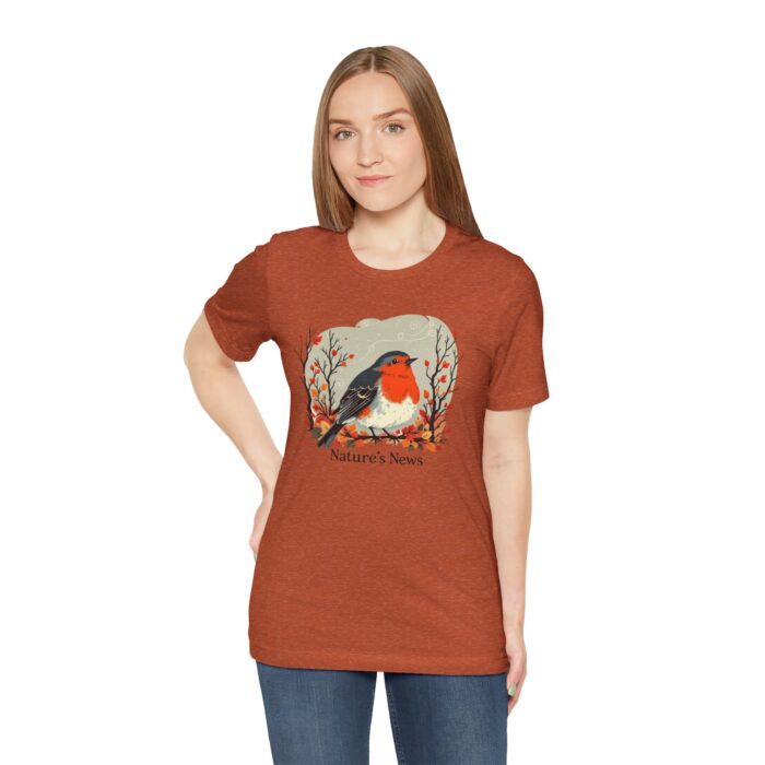 Nature's News Bird Tee: Unisex Jersey Short Sleeve T-Shirt, Gift for Nature Lovers, Spring Fashion, Eco-Friendly Apparel, Casual Wear - Image 54