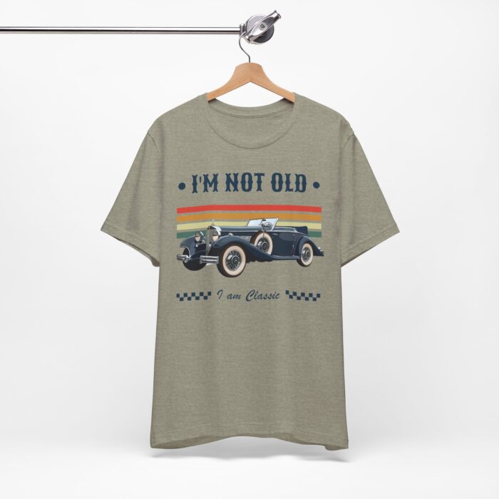 Vintage Car Tee - I'm Not Old, I'm Classic - Perfect for Car Enthusiasts, Retro Style, Gift for Birthdays, Father's Day, Casual Wear, [...] - Image 15