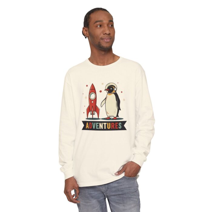 Adventures Unisex Garment-dyed Long Sleeve T-Shirt - Image 35