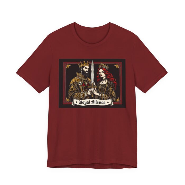 Royal Silence Graphic Tee, Gothic T-Shirt, King and Queen Shirt, Unisex Fashion Top, Drawstring Bag, Gift for Him/Her - Image 30