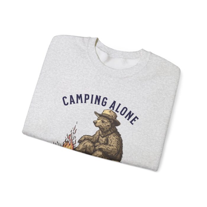 Camping alone Unisex Heavy Blend™ Crewneck Sweatshirt - Image 15