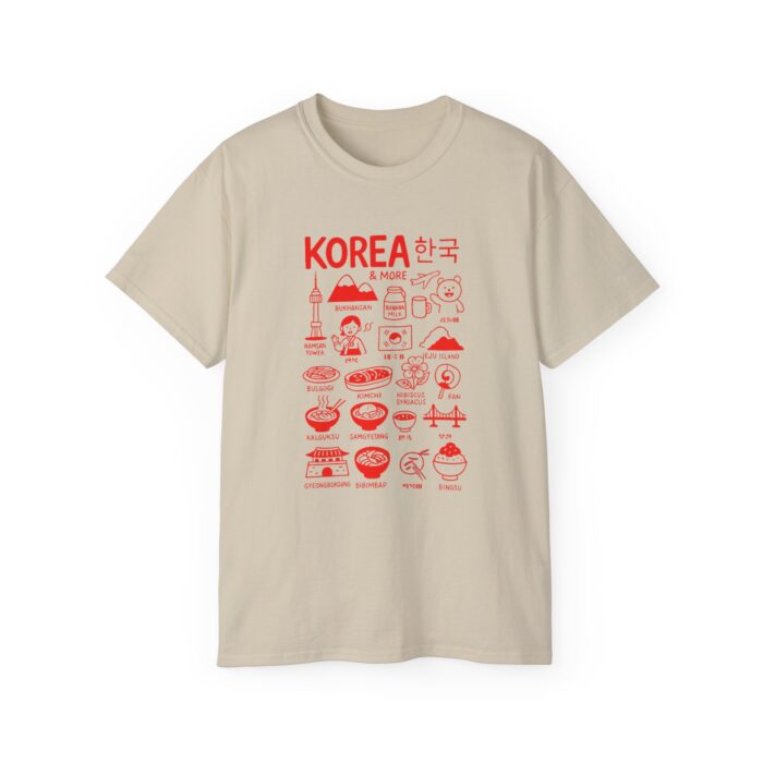 Korea Illustration Unisex Ultra Cotton Tee - Celebrate Culture & Travel - Image 16
