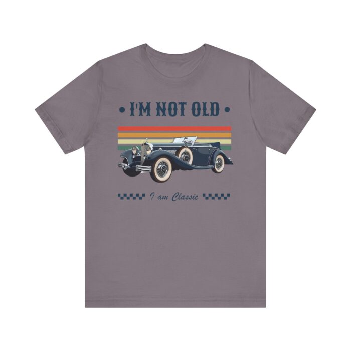 Vintage Car Tee - I'm Not Old, I'm Classic - Perfect for Car Enthusiasts, Retro Style, Gift for Birthdays, Father's Day, Casual Wear, [...] - Image 26