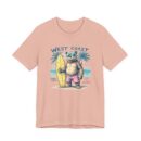 West Coast Beach Bear Tee, Summer Shirt, Surfing T-Shirt, Cute Animal Apparel, Vacation Outfit, Gift for Beach Lovers