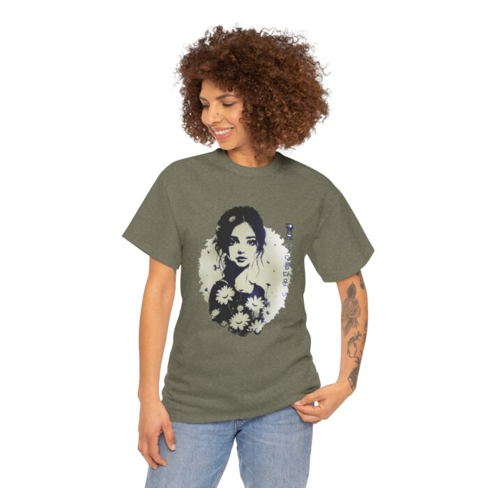 You are more beautiful than flowers Unisex Heavy Cotton Tee - Image 26