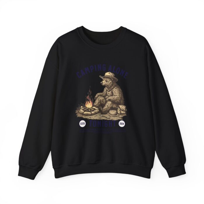 Camping alone Unisex Heavy Blend™ Crewneck Sweatshirt - Image 17