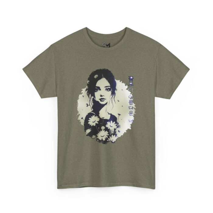 You are more beautiful than flowers Unisex Heavy Cotton Tee - Image 21