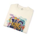 Unisex Garment-Dyed T-Shirt - Colorful 'King' Graphic Tee for Trendsetters