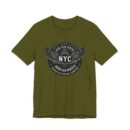 NYC Wings Graphic Unisex Tee, Vintage Style Shirt, Gift for NYC Lovers, Casual Streetwear, Travel Souvenir, Comfortable Tee