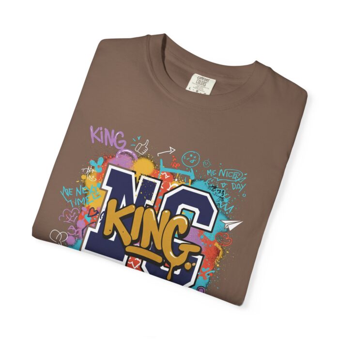 Unisex Garment-Dyed T-Shirt - Colorful 'King' Graphic Tee for Trendsetters - Image 31