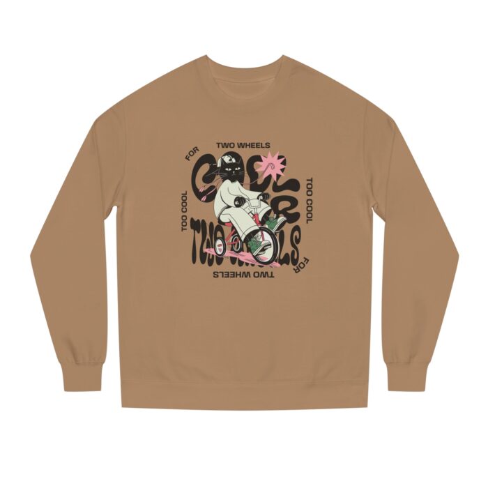 Too cool for two wheels Unisex Crew Neck Sweatshirt - Image 53