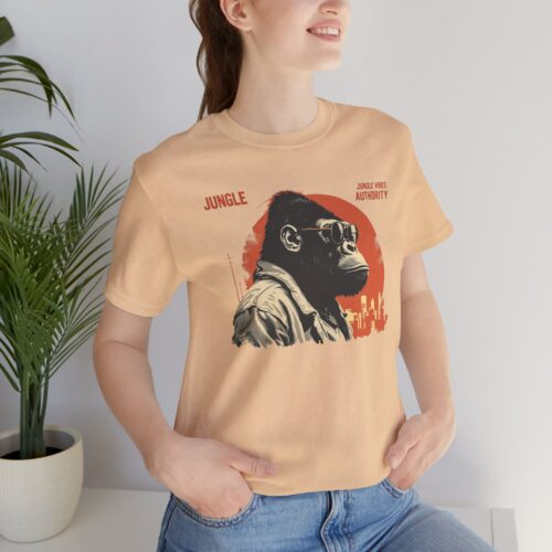 Jungle Authority Graphic Tee | Unisex Shirt for Animal Lovers, Casual Wear, Gift Idea, Nature Enthusiasts, Fun Statement T-Shirt