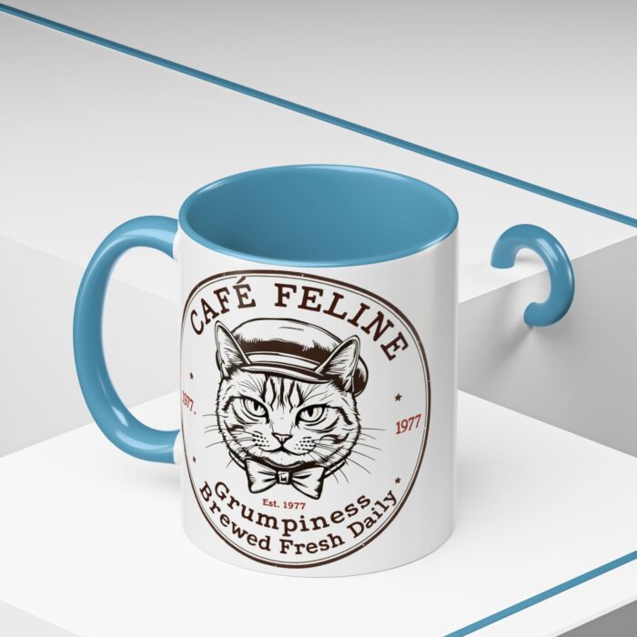 Grumpy Cat Accent Coffee Mug | Cat Lover Gift, Unique Coffee Cup, Pet-Themed Kitchenware, Café Decor, Funny Cat Mug - Image 30