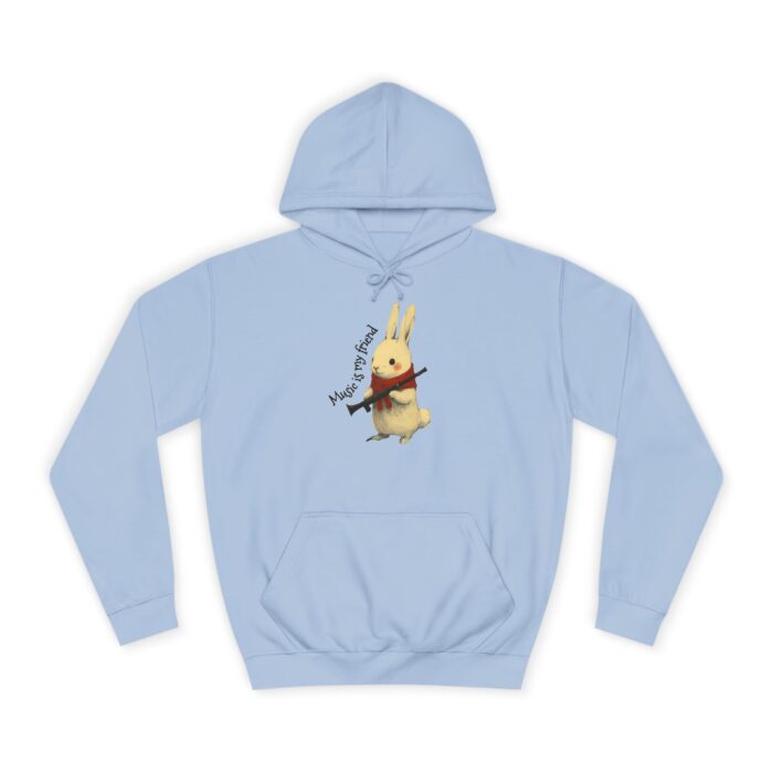 Music is my friend Unisex College Hoodie - Image 49