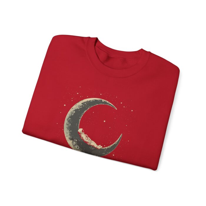 Astronaut Resting on the Moon  Unisex Heavy Blend™ Crewneck Sweatshirt - Image 28