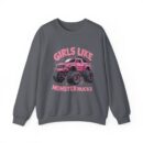 Girls like monster trucks Unisex Heavy Blend™ Crewneck Sweatshirt