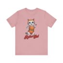 Retro Cat Unisex Tee, Fun Cat Shirt, Summer Vibes T-Shirt, Gift for Cat Lovers, Cute Animal Apparel
