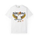Surf Dogs Graphic T-Shirt for Animal Lovers - Unisex Garment-Dyed Tee