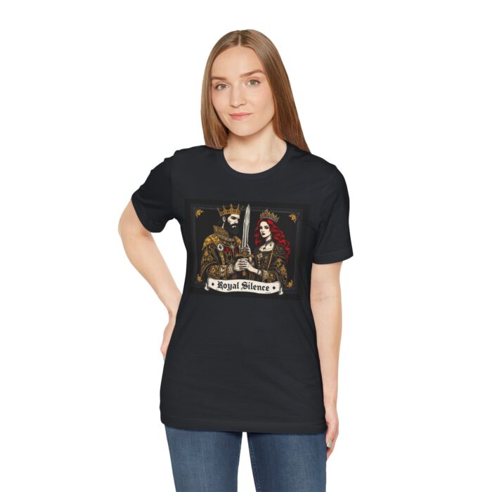 Royal Silence Graphic Tee, Gothic T-Shirt, King and Queen Shirt, Unisex Fashion Top, Drawstring Bag, Gift for Him/Her - Image 17