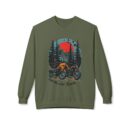 Ride the wild roads Unisex Midweight Softstyle Fleece Crewneck Sweatshirt