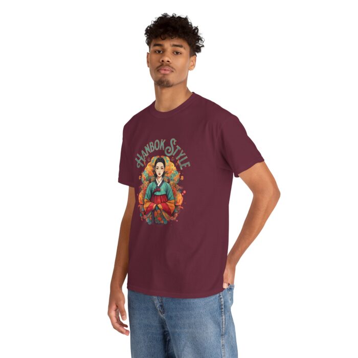 Hanbok Style Unisex Heavy Cotton Tee - Image 29