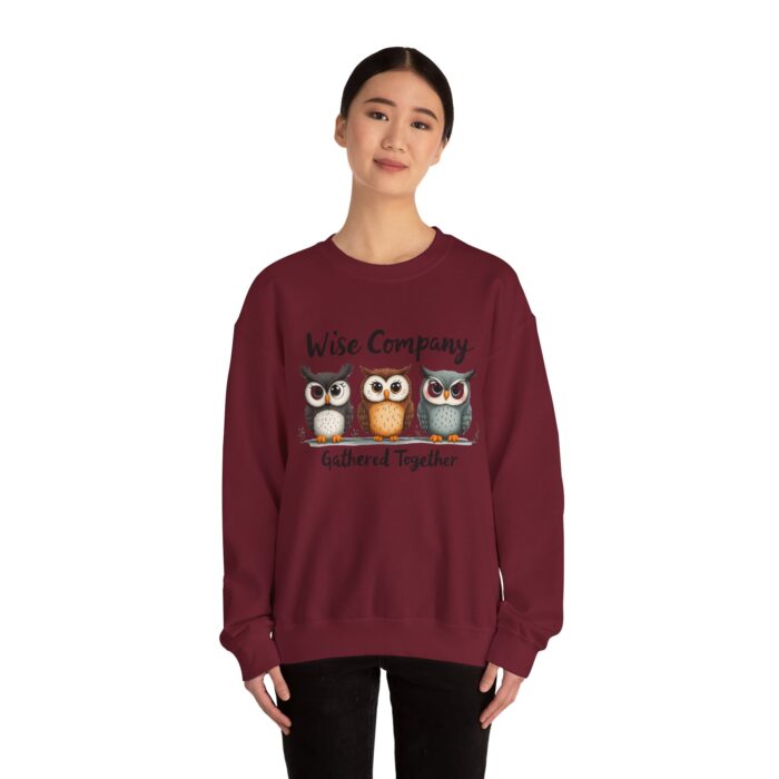 Wise Company Unisex Heavy Blend™ Crewneck Sweatshirt - Image 64