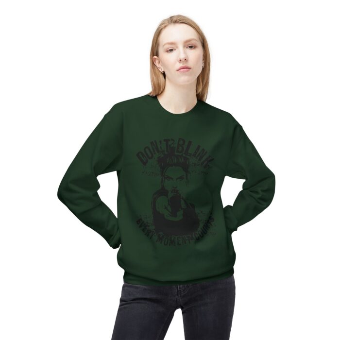 Don't Blink Unisex Midweight Softstyle Fleece Crewneck Sweatshirt - Image 31