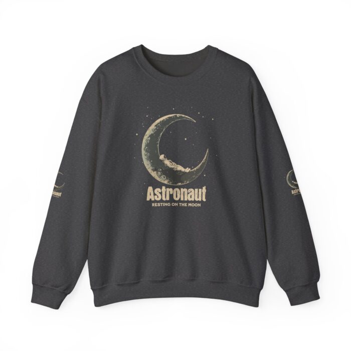 Astronaut Resting on the Moon  Unisex Heavy Blend™ Crewneck Sweatshirt