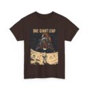 Moon Landing Adventure Tee - Unisex Heavy Cotton T-Shirt, Space Exploration Gift, Astronomy Shirt, Vintage Style Tee, One Giant Leap Design