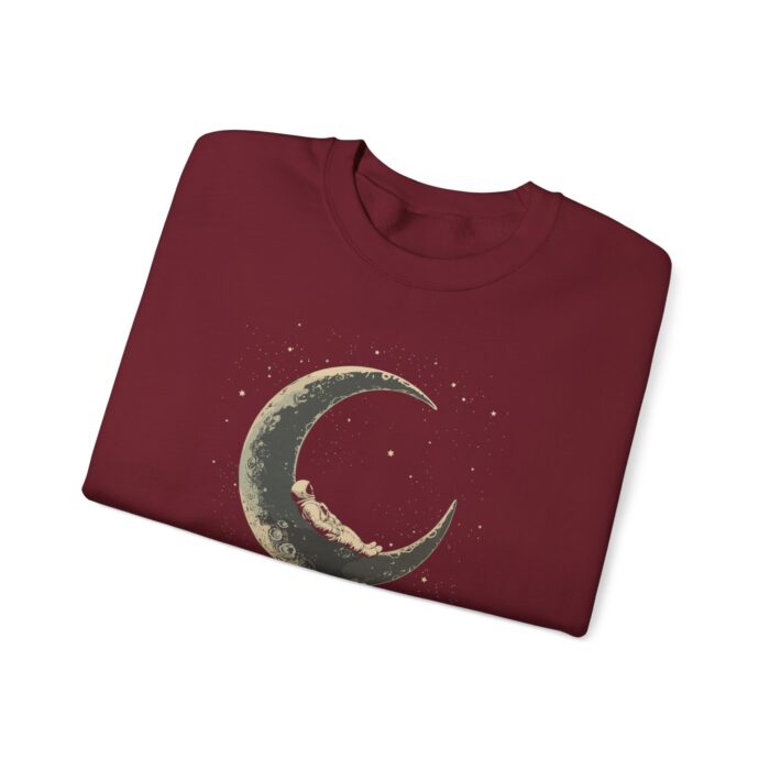 Astronaut Resting on the Moon  Unisex Heavy Blend™ Crewneck Sweatshirt - Image 33