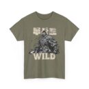Wild Spirit Unisex Heavy Cotton Tee | Adventure Shirt, Gift for Nature Lovers, Casual Wear, Outdoor Activities, Quote Tee