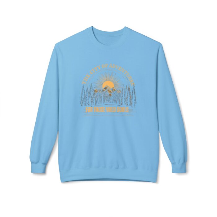The city of adventure Unisex Midweight Softstyle Fleece Crewneck Sweatshirt - Image 41