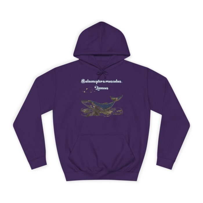 Blue Whale Unisex College Hoodie - Image 37