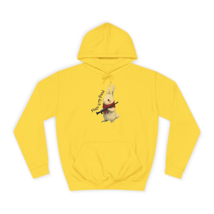 Music is my friend Unisex College Hoodie - Image 29