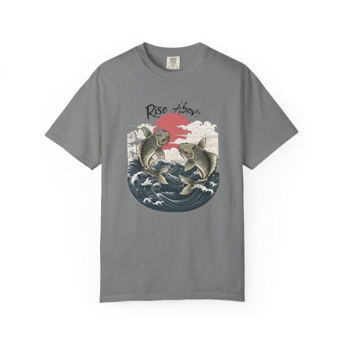 Rise above Unisex Garment-Dyed T-shirt - Image 13