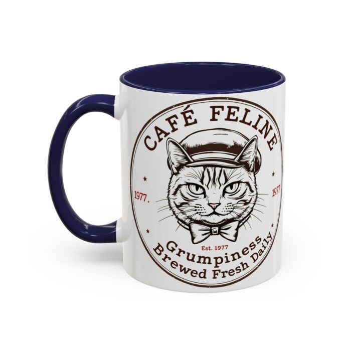 Grumpy Cat Accent Coffee Mug | Cat Lover Gift, Unique Coffee Cup, Pet-Themed Kitchenware, Café Decor, Funny Cat Mug - Image 13