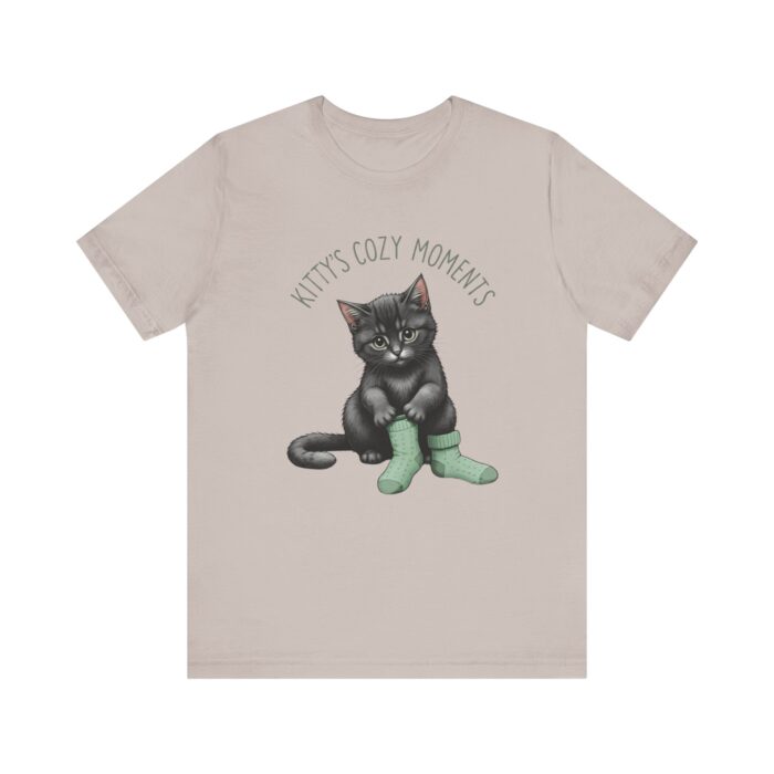 Cute Cat Jersey Tee - Kitty's Cozy Moments, Pet Lover Shirt, Gifts for Cat Owners, Animal Lover Apparel, Fun Cat Lover Tee - Image 46