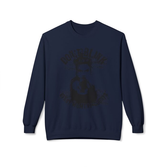 Don't Blink Unisex Midweight Softstyle Fleece Crewneck Sweatshirt - Image 49
