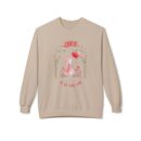 Love is in the air Unisex Midweight Softstyle Fleece Crewneck Sweatshirt