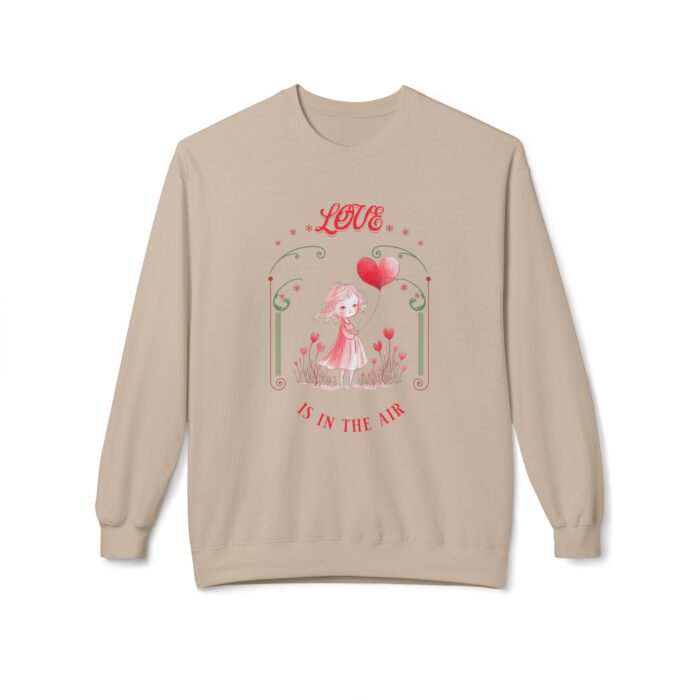 Love is in the air Unisex Midweight Softstyle Fleece Crewneck Sweatshirt - Image 21