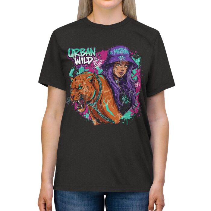 Urban wild Unisex Triblend Tee - Image 3